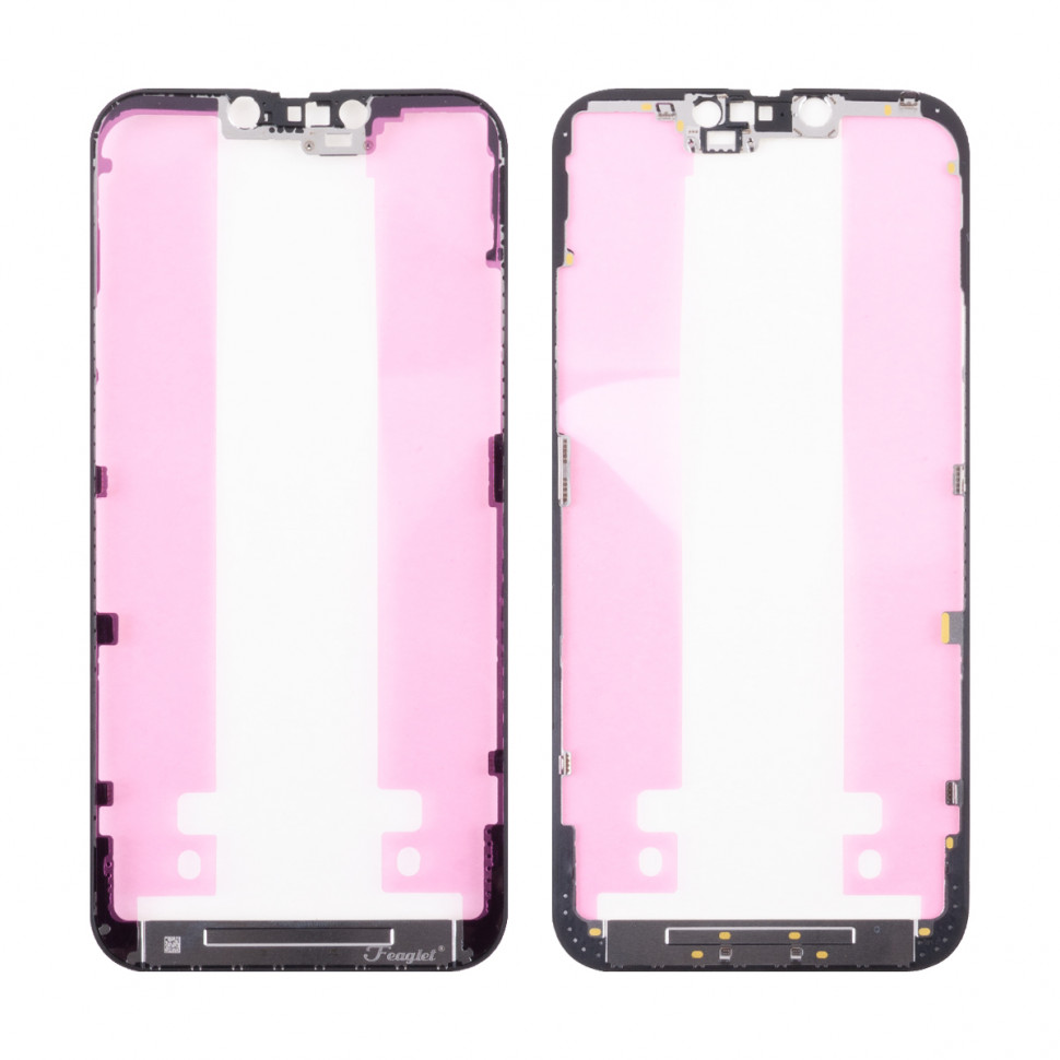 Рамка дисплея для iPhone 14 Plus Черный Оригинал (Feaglet)