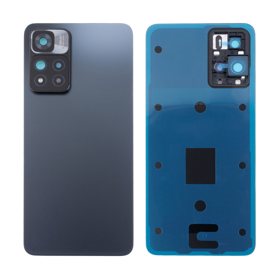 Задняя крышка для Xiaomi Redmi Note 11 Pro+ 5G Черный - Премиум