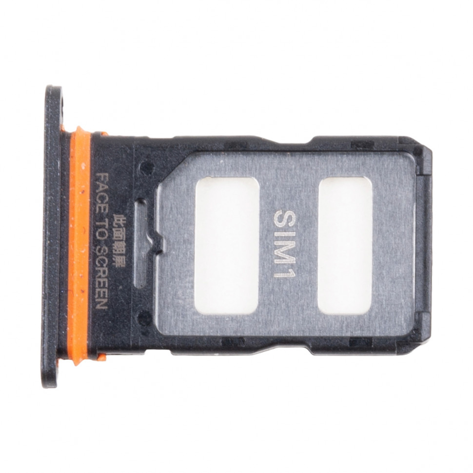Держатель SIM для Xiaomi Redmi Note 13 Pro+ (23090RA98C/23090RA98G/23090RA98) Черный