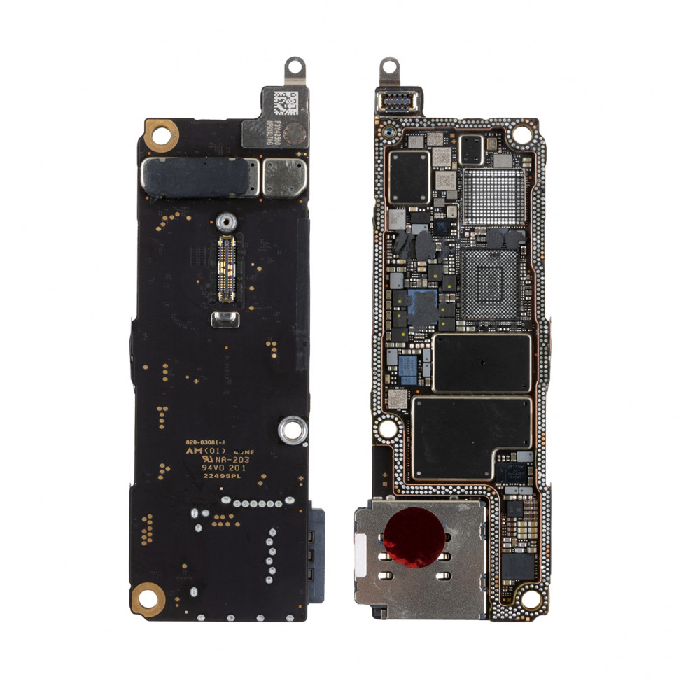 Материнская плата для iPhone 15 Pro Sim+E-Sim без микросхем (Нижняя часть)