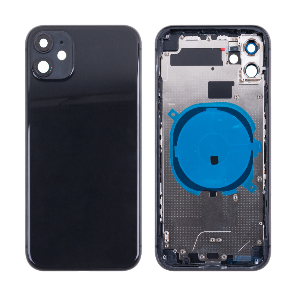 Корпус для iPhone 11 (A2221) (1 Sim) Черный