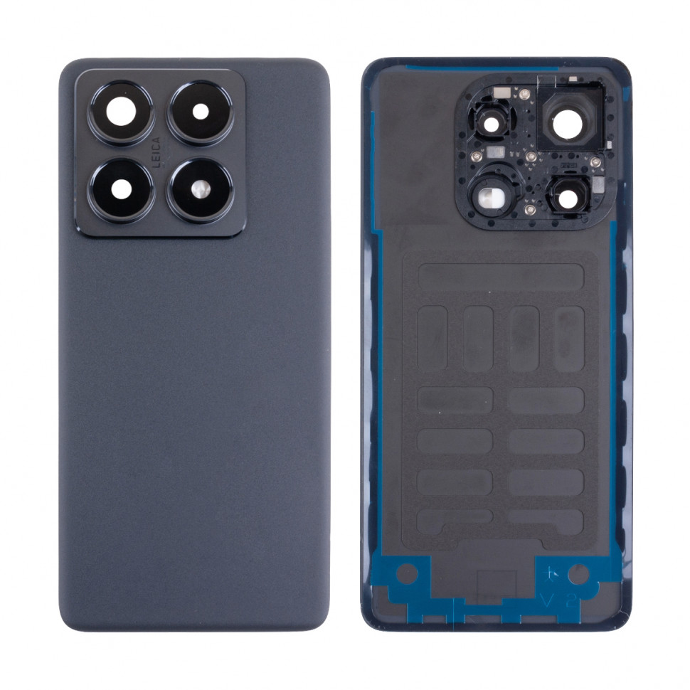Задняя крышка для Xiaomi 14T Pro Черный - Премиум