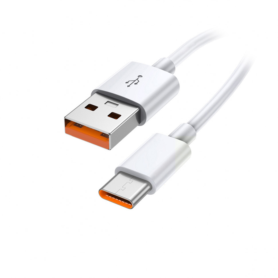 СЗУ USB для Xiaomi Turbo Charger (33W, QC3.0, кабель Type-C с чипом IC) Белый