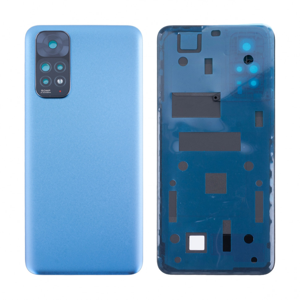Задняя крышка для Xiaomi Redmi Note 11 Синий - Премиум