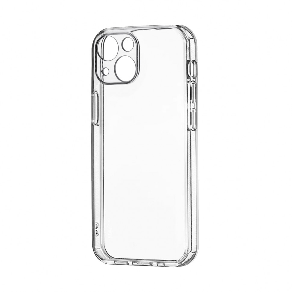 Чехол-накладка для iPhone 13 (с защитой камеры, прозрачный)
