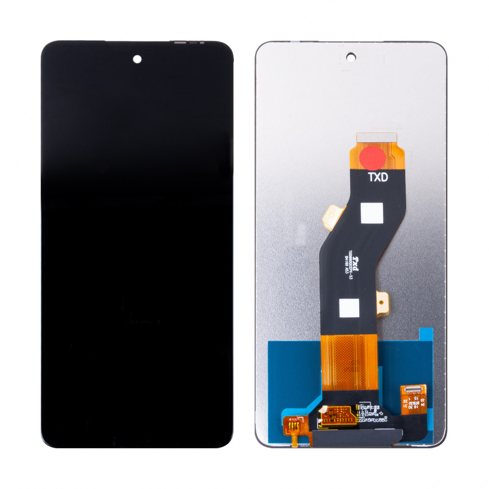 Дисплей для Tecno Spark 20C с тачскрином Черный Оригинал