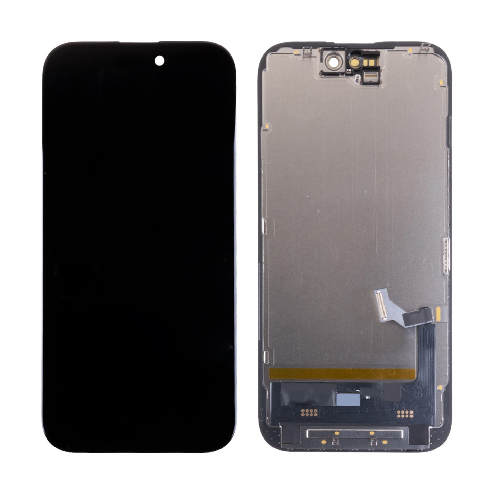 Дисплей для iPhone 15 с тачскрином Черный - JCID Soft OLED, Full HD (с верификацией)