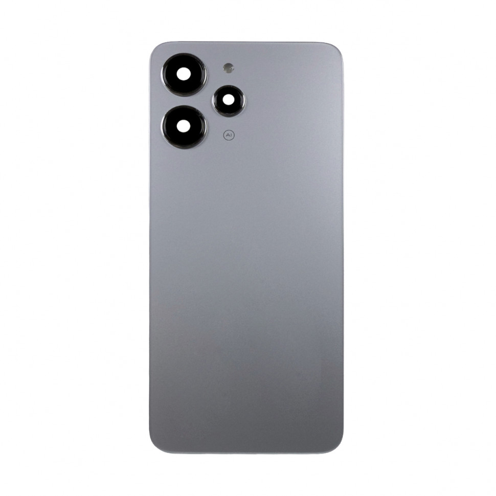 Задняя крышка для Xiaomi Redmi 12 4G Серебро - Премиум