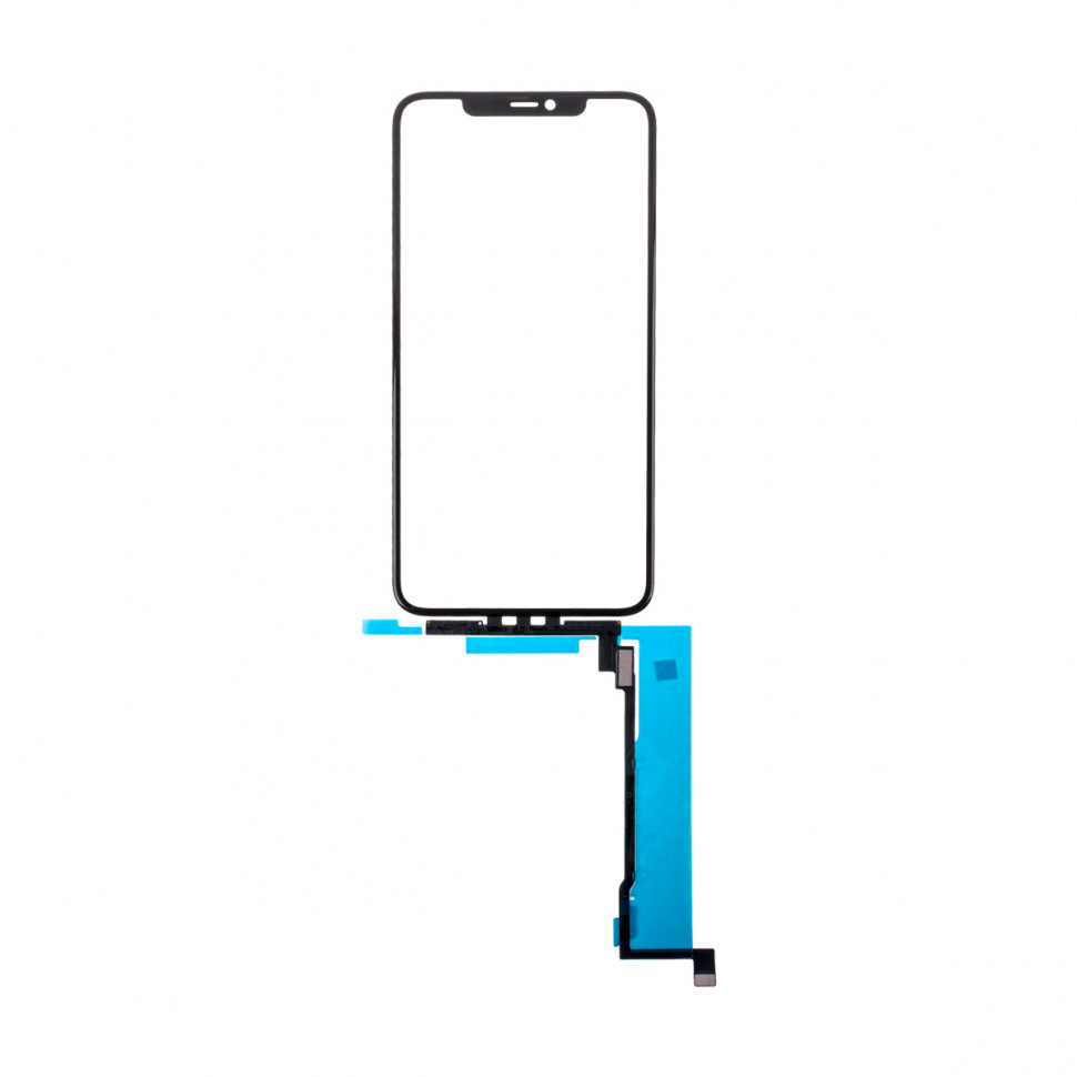 Стекло для iPhone 11 Pro Max с OCA пленкой с тачскрином Черный