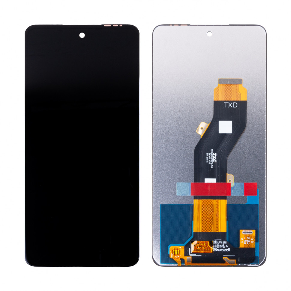 Дисплей для Tecno Spark 20C с тачскрином Черный
