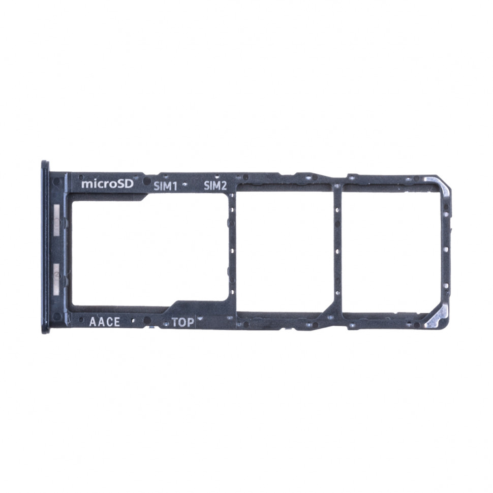 Контейнер SIM для Samsung A135F/A137F (A13) Черный