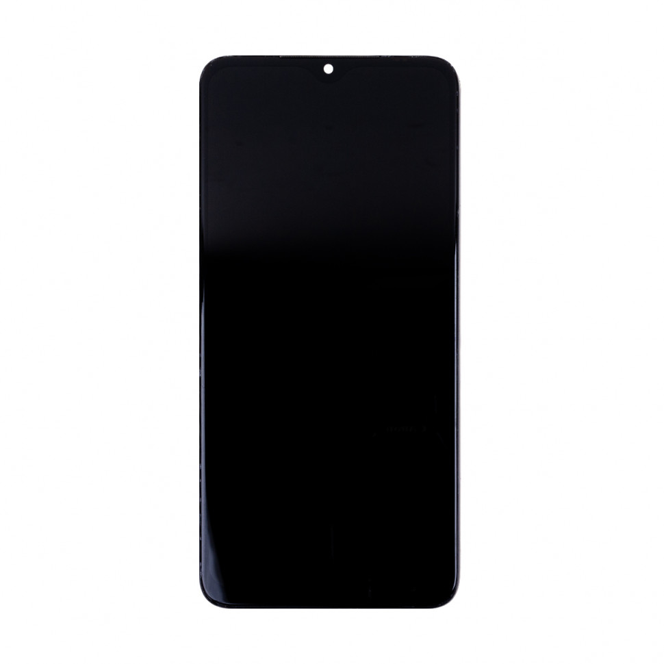 Дисплей с рамкой для Xiaomi Poco M3/Redmi 9T Черный Оригинал