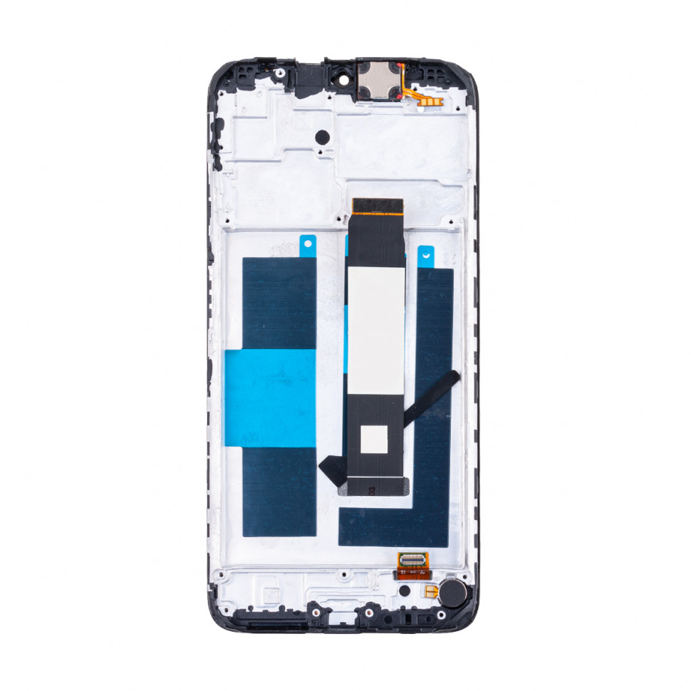 Дисплей с рамкой для Xiaomi Poco M3/Redmi 9T Черный Оригинал