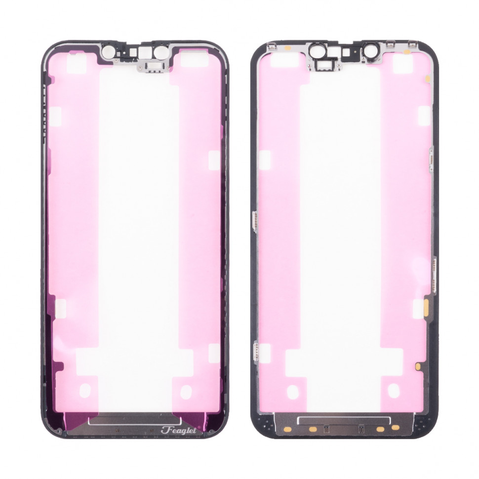 Рамка дисплея для iPhone 13 Черный Оригинал (Feaglet)
