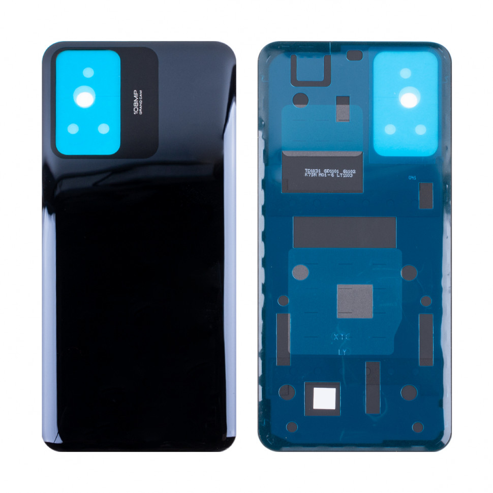 Задняя крышка для Xiaomi Redmi Note 12S Черный - Премиум