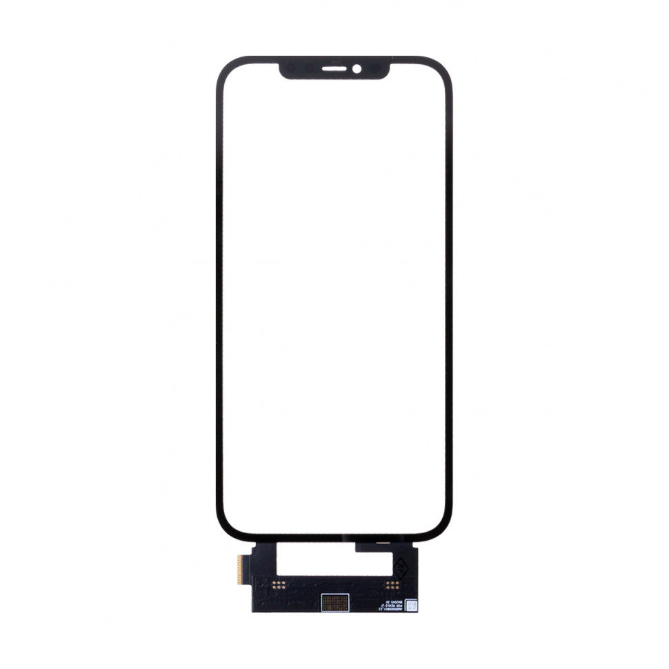 Стекло для iPhone 12 Pro Max с OCA пленкой с тачскрином + рамка Черный Оригинал (Mitsubishi)