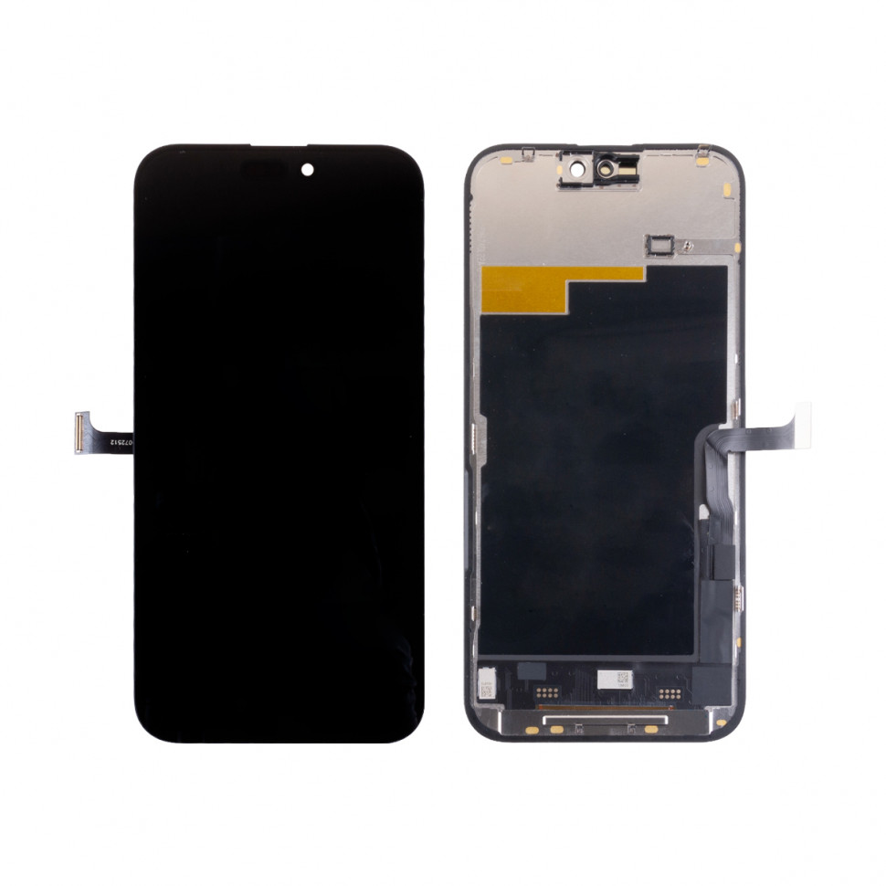 Дисплей для iPhone 15 Pro Max с тачскрином Черный In-Cell, Full HD, 120 Гц (с верификацией)