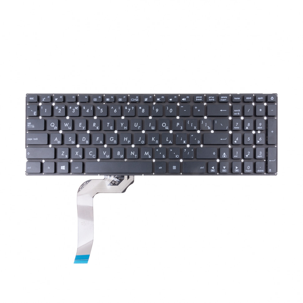 Клавиатура для ноутбука Asus X542/X542BA/X542B/X542U/X542UR/X542UQR/X542UN/X542UF/X542UA Черный