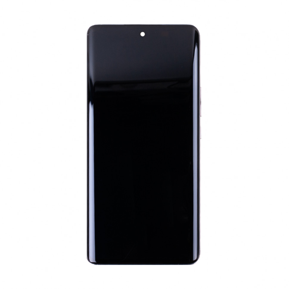Дисплей с рамкой для Huawei Honor 50 Серебро Оригинал