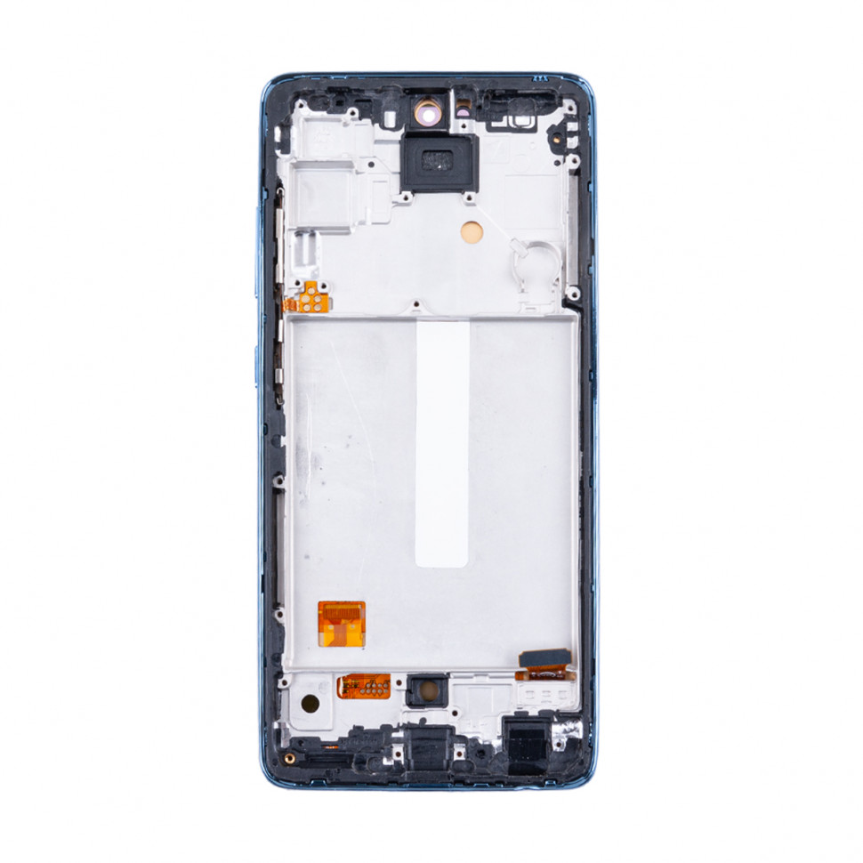 Дисплей с рамкой для Samsung A525F/A526B/A528B (A52/A52 5G/A52s 5G) Синий OLED (Full Size)