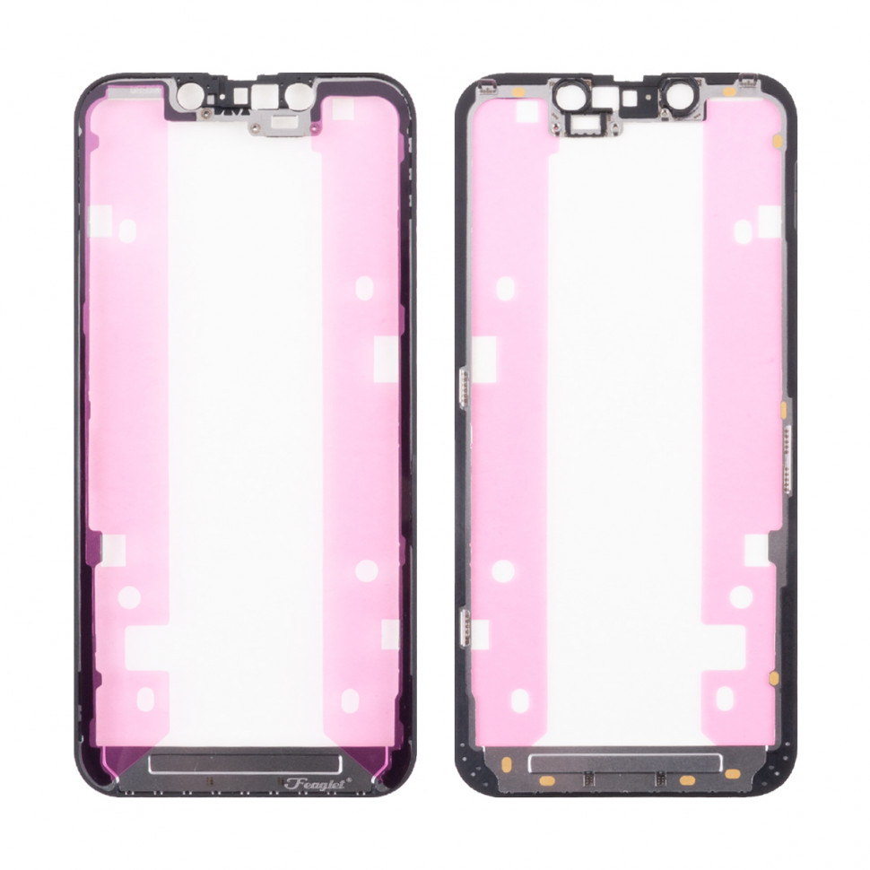 Рамка дисплея для iPhone 13 mini Черный Оригинал (Feaglet)