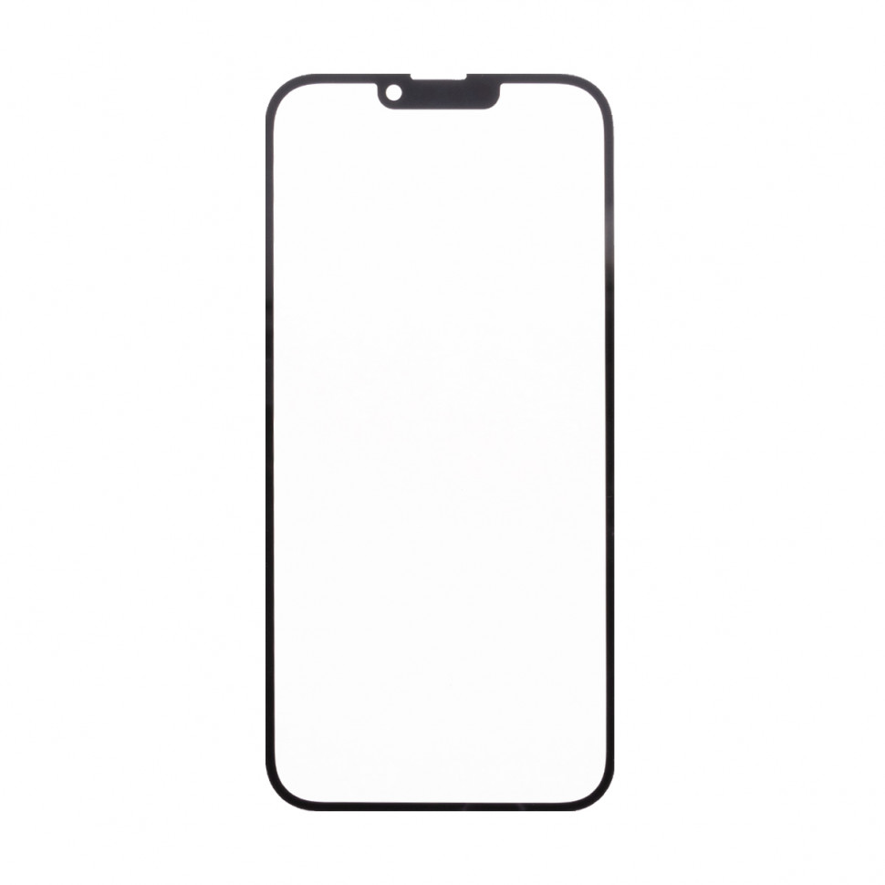 Стекло для iPhone 14 Plus в сборе с OCA пленкой Черный Оригинал (Feaglet)