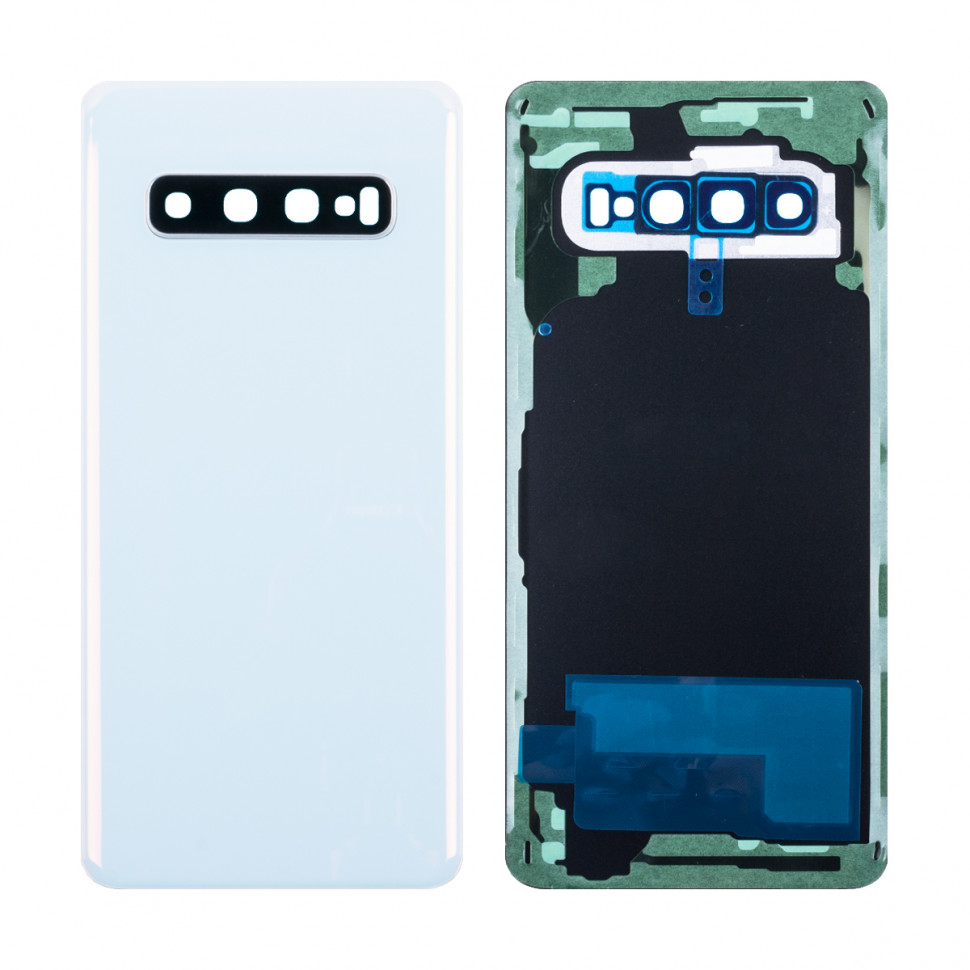 Задняя крышка для Samsung G973F (S10) Белый - Премиум