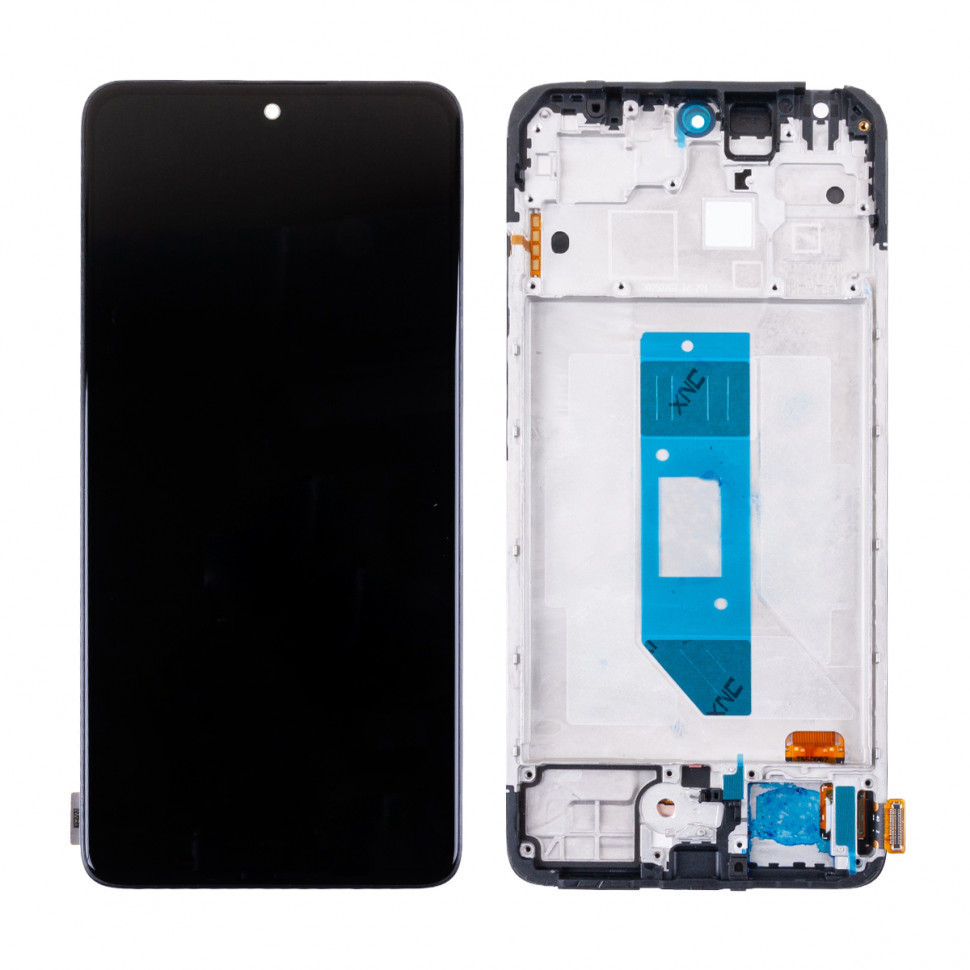 Дисплей с рамкой для Xiaomi Redmi Note 14 4G Черный Оригинал