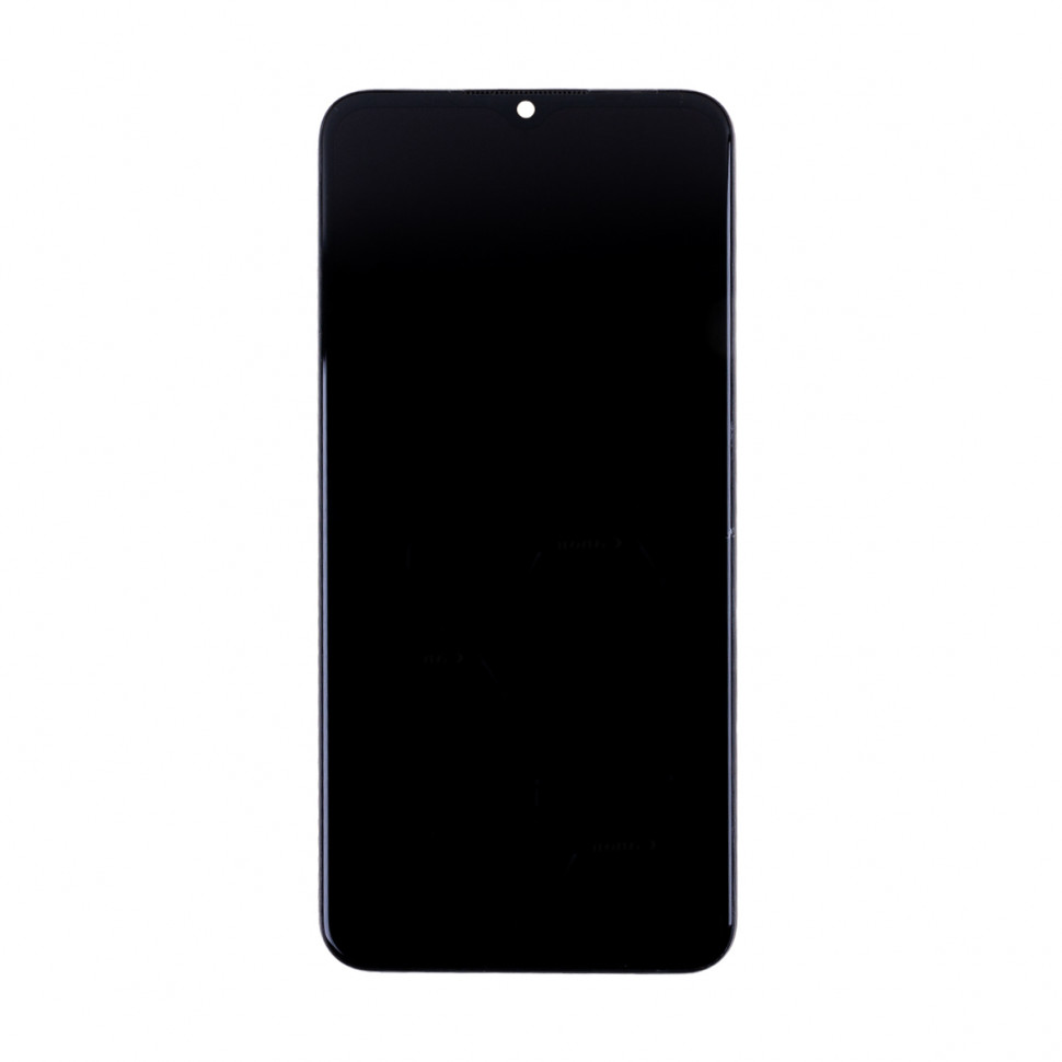 Дисплей с рамкой для Realme C21Y Черный Оригинал
