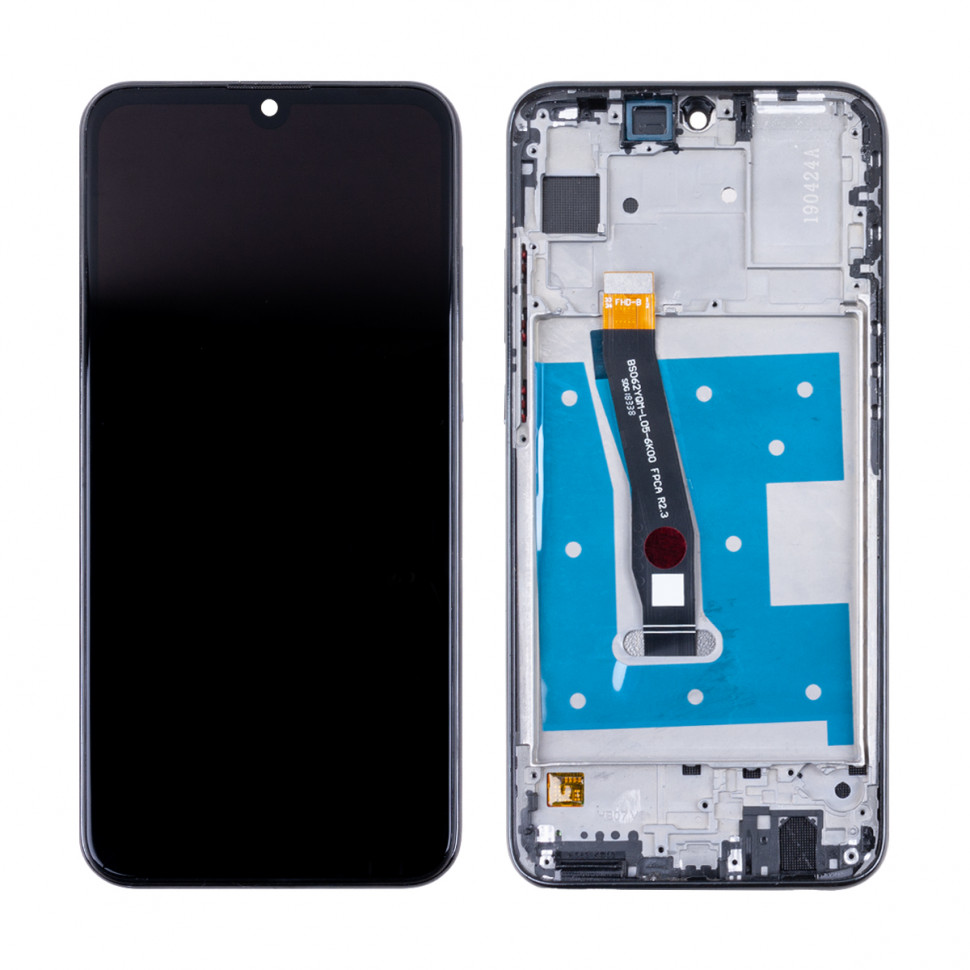 Дисплей с рамкой для Huawei Honor 10 Lite/10i/20e Черный Оригинал