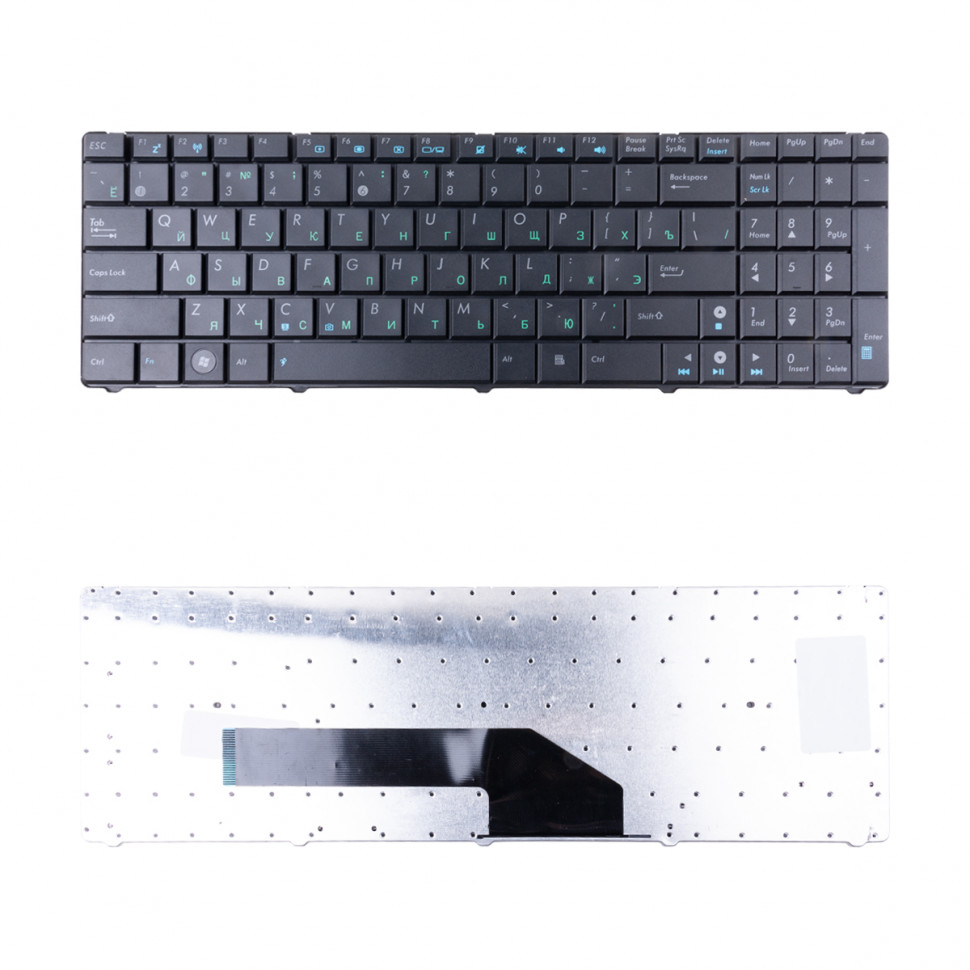 Клавиатура для ноутбука Asus F52/F90/K50/K51/K60I/K60IJ/K61/K62/K70/K71/K72/P50/X5DIJ Черный