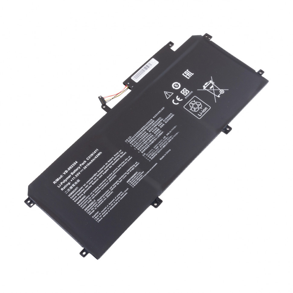 Аккумулятор для ноутбука Asus C31N1411 (Zenbook UX305) 3610 mAh