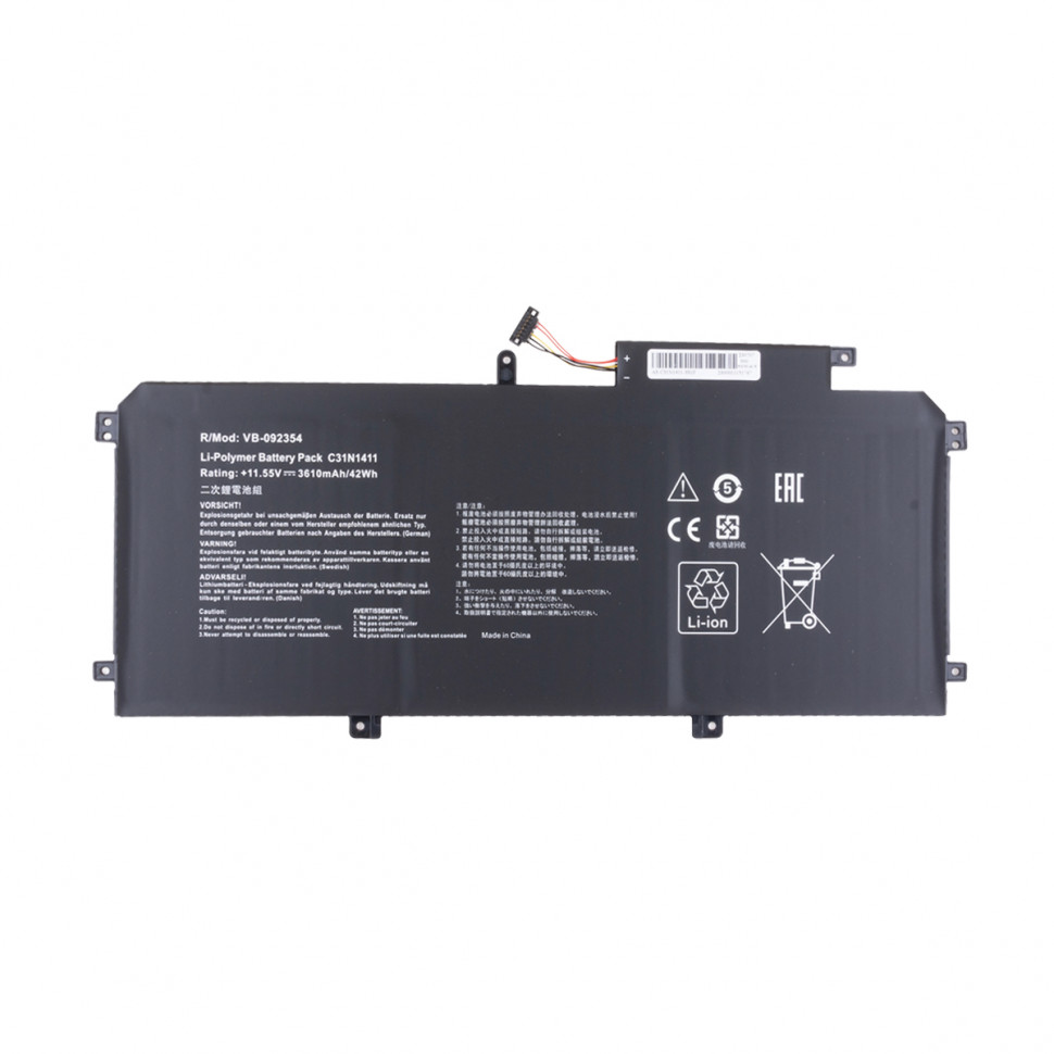 Аккумулятор для ноутбука Asus C31N1411 (Zenbook UX305) 3610 mAh
