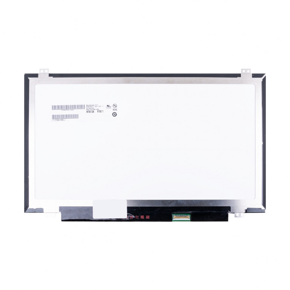 Матрица 14" LED 1920x1080 Slim 30 pin справа внизу, матовая (уши вверху/внизу) (HB140FH1-401)