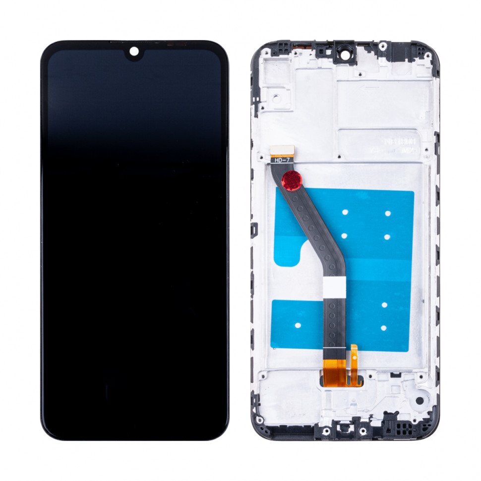 Дисплей с рамкой для Huawei Honor 8A/8A Pro Черный Оригинал