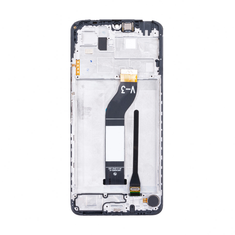 Дисплей с рамкой для Xiaomi Poco C65 Черный Оригинал