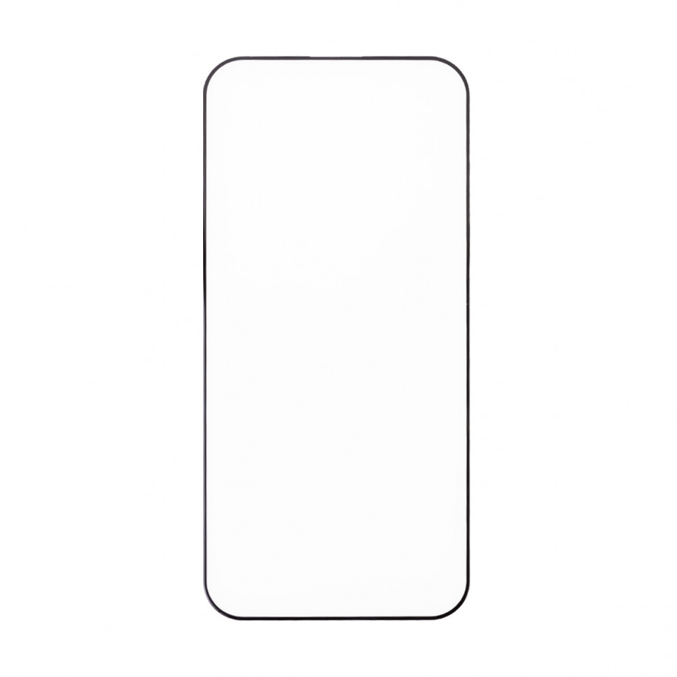 Защитное стекло "Матовое" для iPhone 16 Pro Max Черный (Закалённое, полное покрытие)