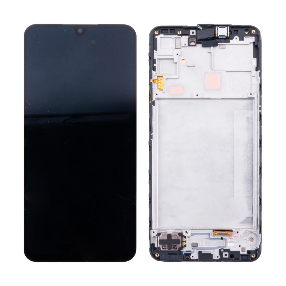 Дисплей с рамкой для Samsung A165F (A16 4G) Черный Оригинал (SP)