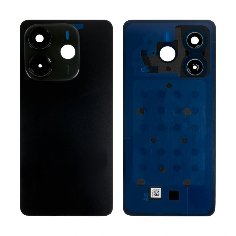 Задняя крышка для Xiaomi Redmi Note 14 4G (24117RN76O/24117RN76G) Черный - Премиум