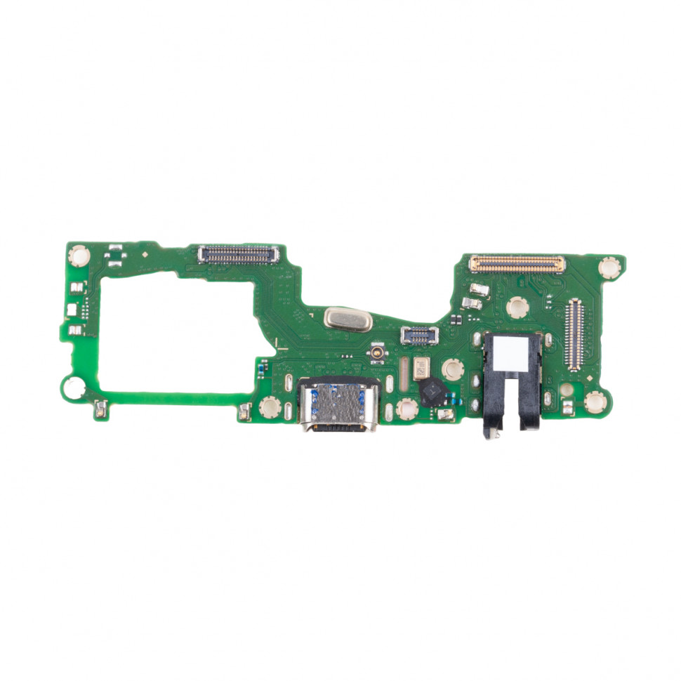 Шлейф для Realme 8 4G/8 Pro (RMX3085/RMX3081) плата на системный разъем/разъем гарнитуры/микрофон - Премиум