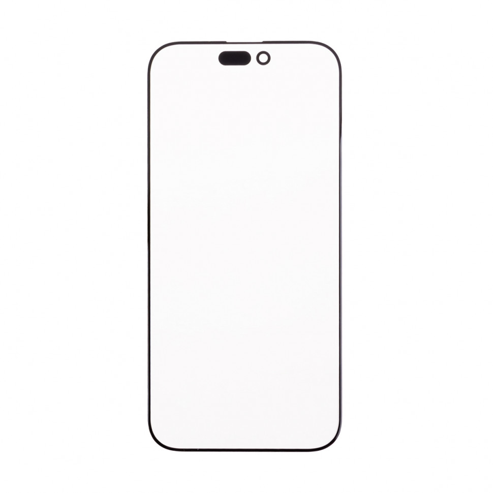 Стекло для iPhone 16 Plus в сборе с OCA пленкой Черный Оригинал (Feaglet)