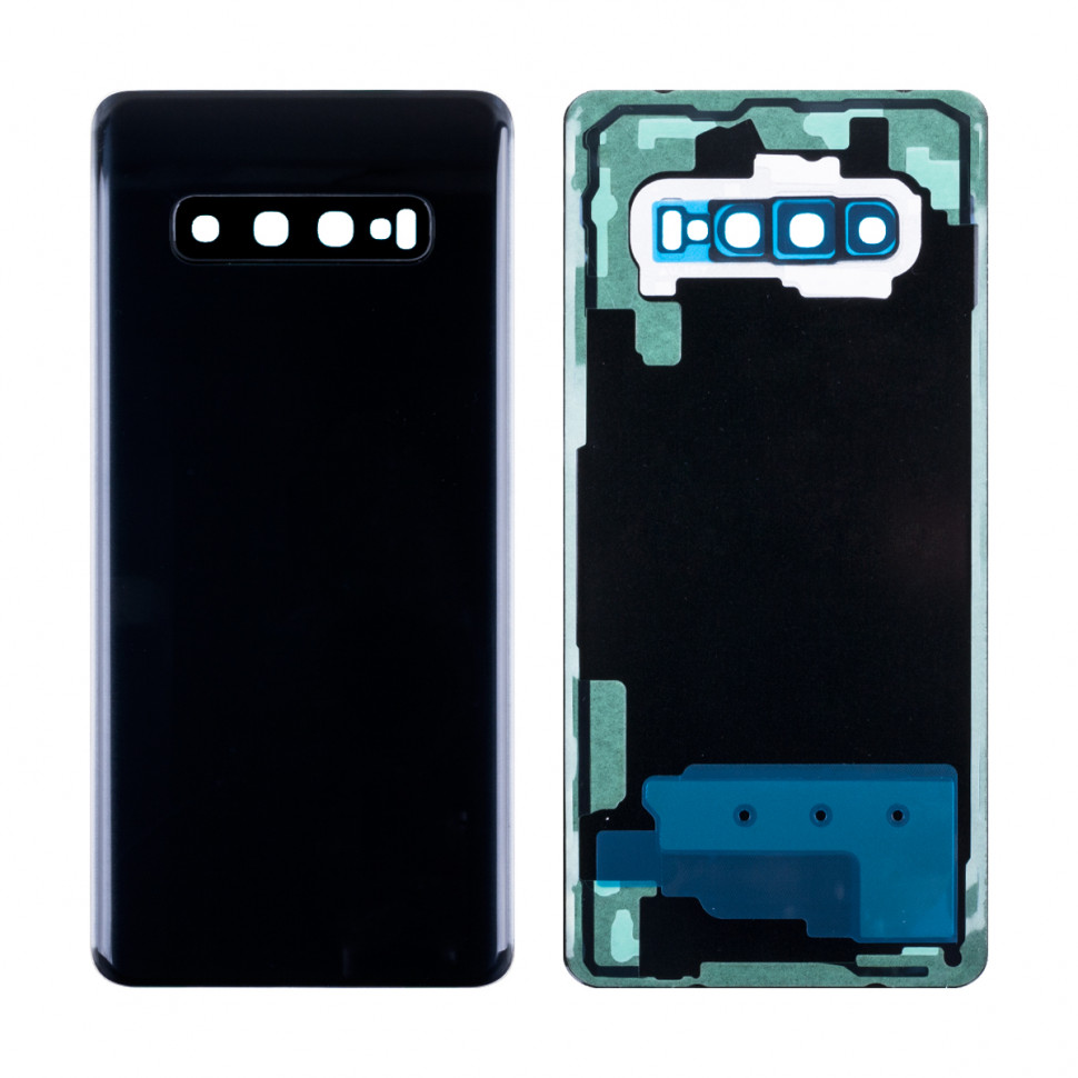 Задняя крышка для Samsung G975F (S10+) Черный - Премиум