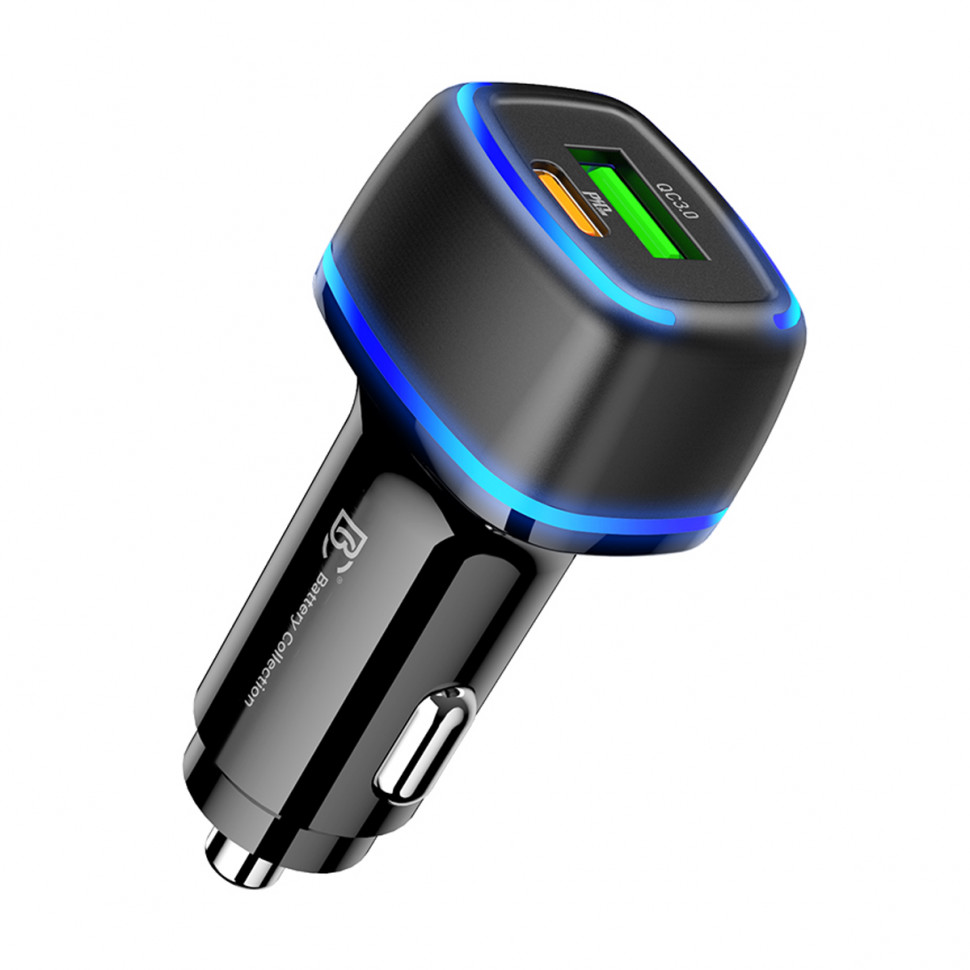 АЗУ USB/Type-C BC CC119 (20W, QC3.0, PD, 1Type-C, 1USB) Черный