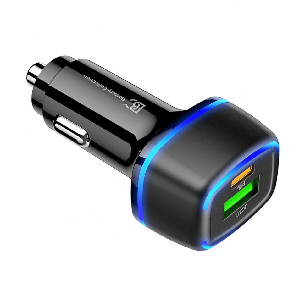 АЗУ USB/Type-C BC CC119 (20W, QC3.0, PD, 1Type-C, 1USB) Черный