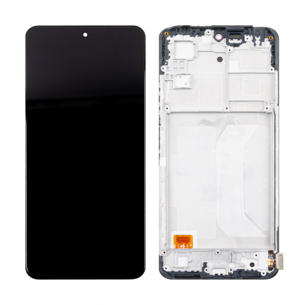 Дисплей с рамкой для Xiaomi Poco X5 5G/Redmi Note 12 5G Черный OLED
