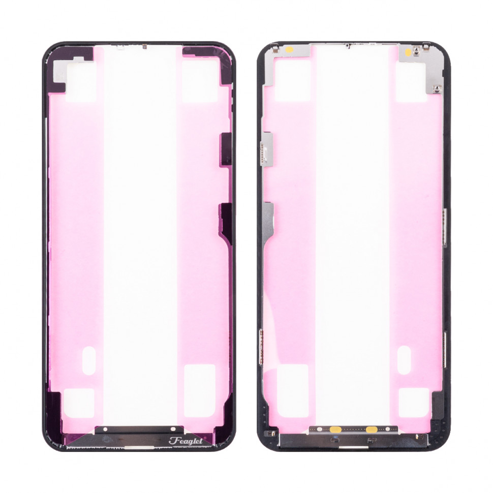 Рамка дисплея для iPhone 11 Pro Max Черный Оригинал (Feaglet)