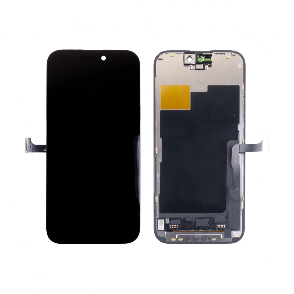 Дисплей для iPhone 15 Pro с тачскрином Черный In-Cell, Full HD, 120 Гц (с верификацией)