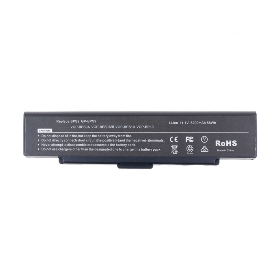 Аккумулятор для ноутбука Sony BPS9 (Vaio VGN-AR, VGN-CR, VGN-NR, VGN-S) 5200 mAh