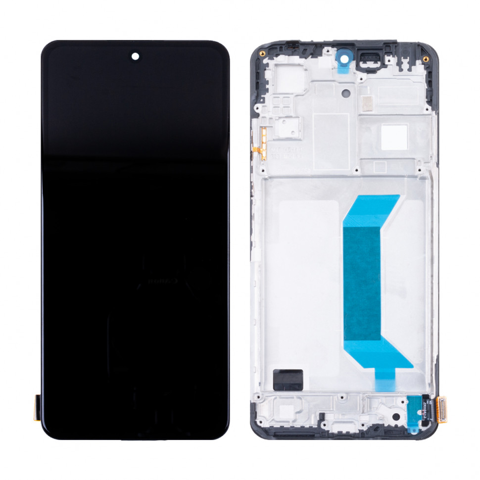 Дисплей с рамкой для Xiaomi Poco X5 5G/Redmi Note 12 5G Черный In-Cell
