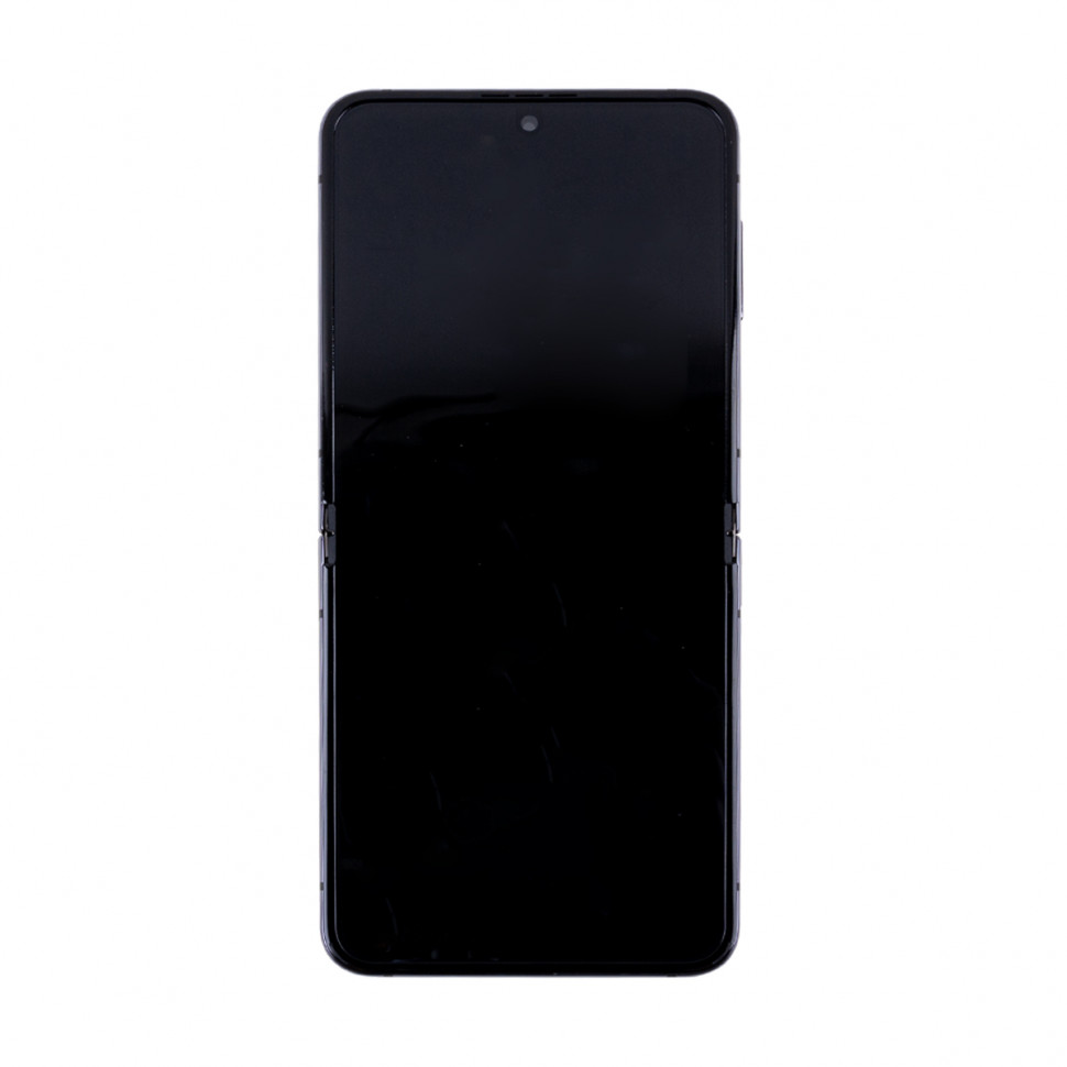 Дисплей с рамкой для Samsung F731B (Z Flip5) внутренний 6.7" Черный Оригинал (SP)